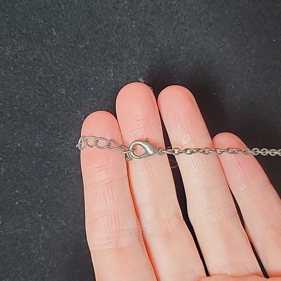 Owl Pendant Necklace in Silver Tone - Picture 5 of 6